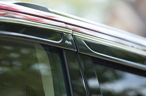 Auto Ventshade (AVS) 894027 4RUNNER 1-23 Rainguard; Ventvisor; Low Profile; Tape-On; Smoke Gray; Acrylic; Set of 4