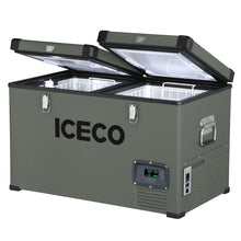 Load image into Gallery viewer, ICECO 68.6QT VL65 Dual Zone Portable Fridge Plug In Cooler for Car | ICECO
