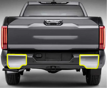 Load image into Gallery viewer, AJT DESIGN 2022-2024 Toyota Tundra Rear Bumper Chrome Delete Overlay MATTE BLACK
