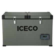 Load image into Gallery viewer, ICECO 68.6QT VL65 Dual Zone Portable Fridge Plug In Cooler for Car | ICECO
