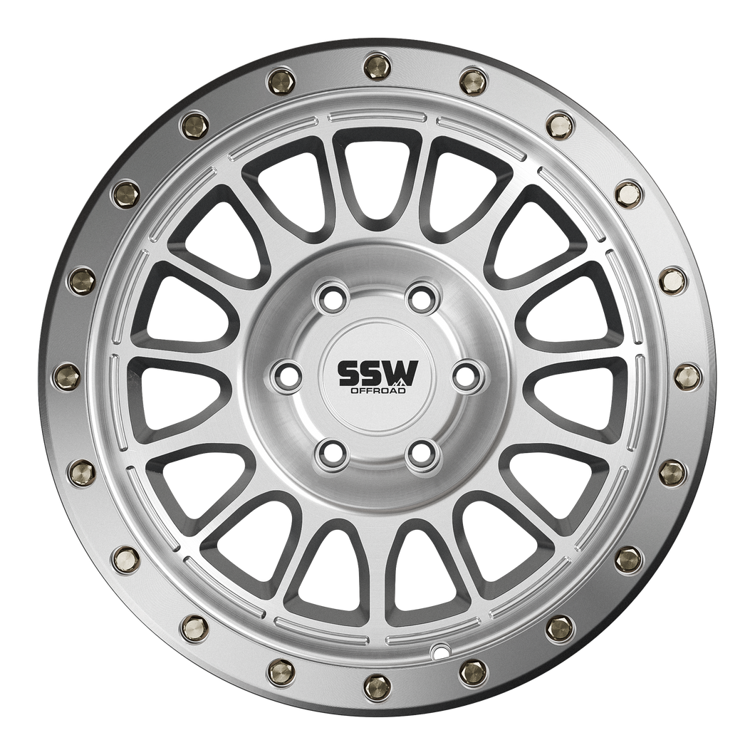 SSW OFFROAD DAKAR EVO / MACHINED SILVER / 17X9.0 SET OF 4