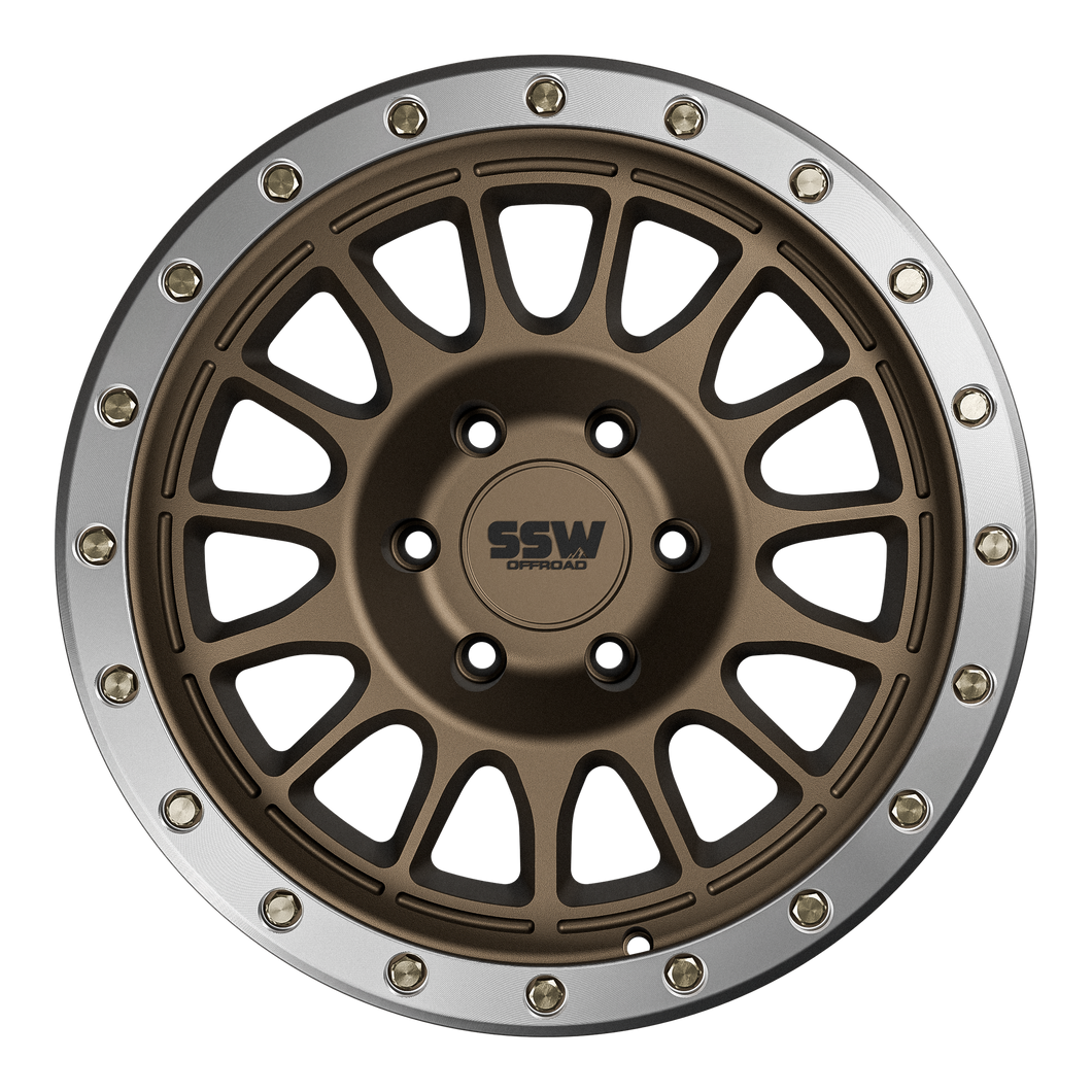 SSW OFFROAD DAKAR EVO / MATTE BRONZE/ 17X9.0 SET OF 4