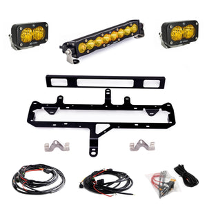 BAJA DESIGNS S8 10-inch/S2 Pro Grille Light Kit - 2024-On Toyota Tacoma; TRD Pro