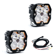 Load image into Gallery viewer, BAJA DESIGN SQUADRON 2.0 SPORT BLACK LED AUXILIARY LIGHT POD PAIR - UNIVERSAL SPORT DRVING
