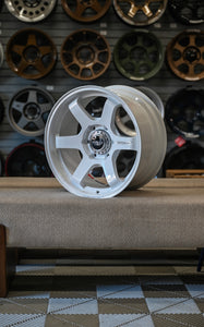 VOLK RACING TE37SB TOURER 18X8.5 +22 6X139 Dash White SET OF 4