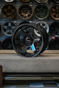 VOLK RACING TE37SB TOURER 18X8.5 +22 6X139 Diamond Black SET OF 4