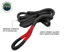 Load image into Gallery viewer, Brute Kinetic Recovery Strap 1&quot; x 30&#39; With Storage Bag - 30% stretch
