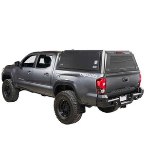 Overland Vehicle Systems Expedition - Truck Cap W/Full Wing Doors, Front And Rear Windows & 3rd Brake Light 2016-2023 Toyota TACOMA