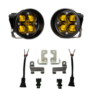 BAJA DESIGN Toyota Squadron-R SAE Fog Pocket Light Kit - Toyota 2010-23 4Runner; 2012-23 Tacoma; 2014-21 Tundra - AMBER