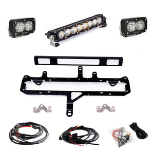 BAJA DESIGNS S8 10-inch/S2 Pro Grille Light Kit - 2024-On Toyota Tacoma; TRD Pro