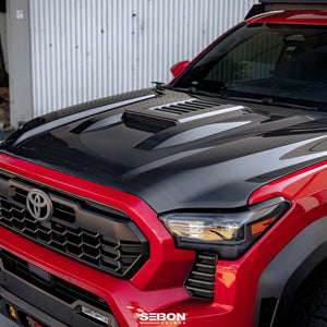 Seibon TR-Style Carbon Fiber Hood For 2024 Toyota Tacoma