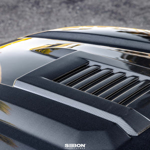 Seibon TR-Style Carbon Fiber Hood For 2024 Toyota Tacoma