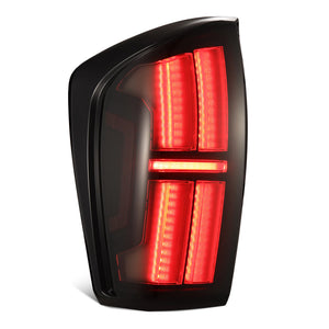 AlphaRex 2016-2023 Toyota Tacoma NOVA-Series Prismatic LED Tail Lights Alpha-Black