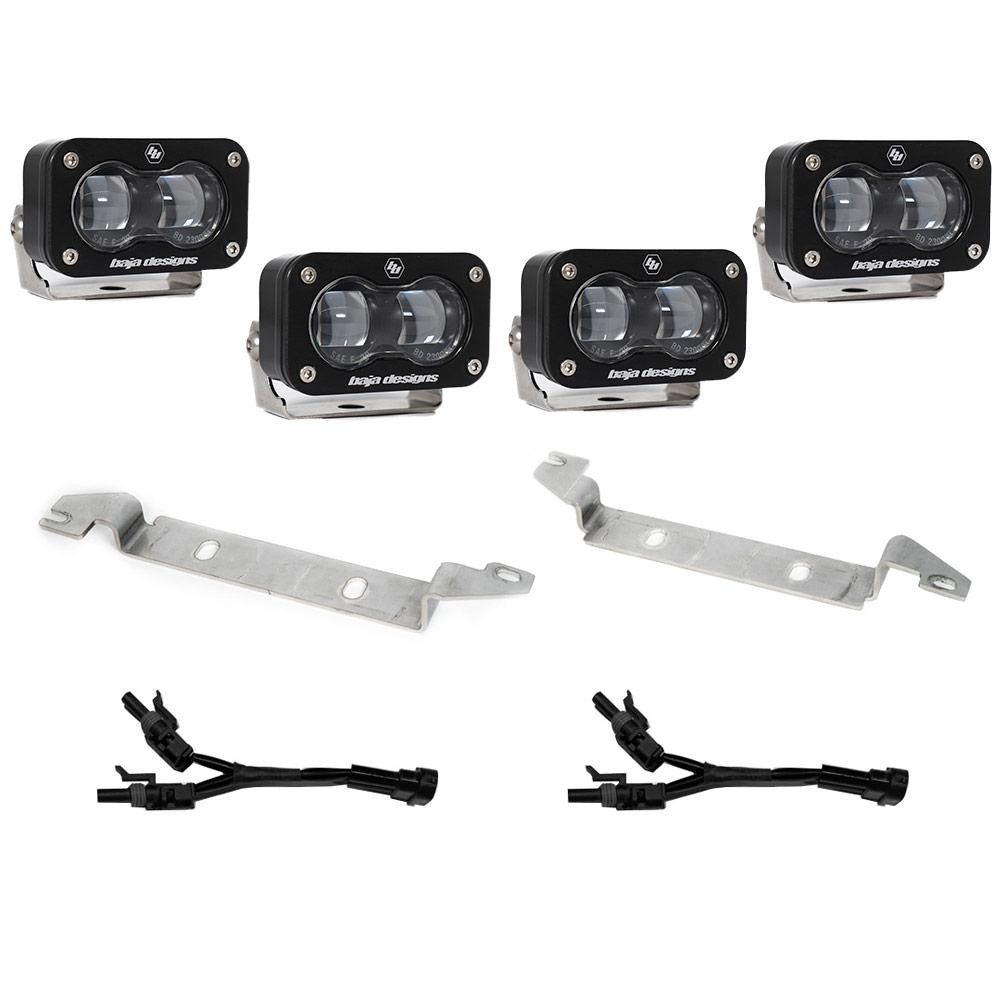 BAJA DESIGN Toyota S2 SAE OEM Fog Light Replacement Kit - Toyota 2024-On Tacoma