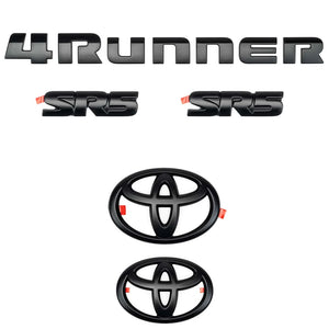 Toyota Genuine Matte Blackout Emblem Overlay Kit For 2014-2022 4Runner SR5 – OEM PT9488918002
