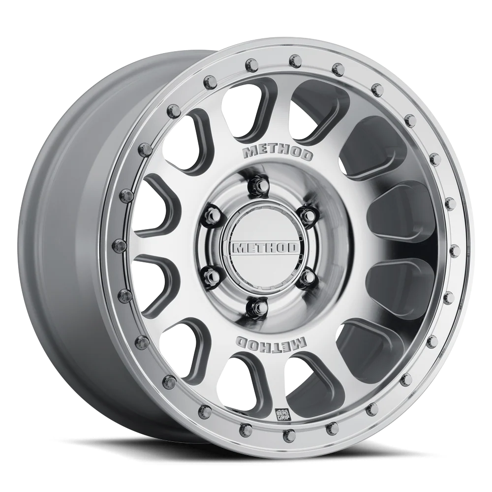 METHOD MR709 HD Machined with Clear Coat 17X8.5 +25MM OFFSET 6X5.5 CENTERBORE,
