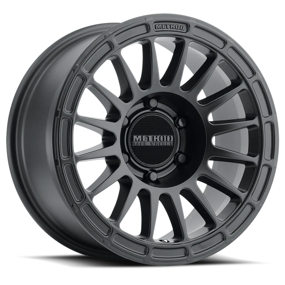 METHOD MR314 MATTE BLACK 17X8.5, 0MM OFFSET CENTERBORE