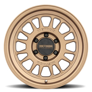 METHOD MR318 METHOD BRONZE 17X8.5 +25MM OFFSET 6X5.5 CENTERBORE,