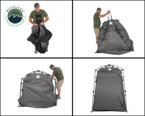 Overland Vehicle Systems Wild Land Portable Privacy Room with Shower, Retractable Floor and Amenity Pouches