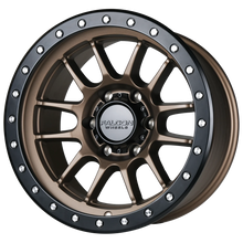 Load image into Gallery viewer, FALCON T7 Series  - Matte Bronze with Black Ring 17x9-12 PREORDER
