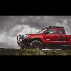 C4 FABRICATION TACOMA OVERLAND SERIES FRONT BUMPER / 2ND GEN / 2005-2015 MID HEIGHT BULL BAR