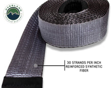 Load image into Gallery viewer, Tow Strap 30,000 lb. 3&quot; x 30&#39; Gray With Black Ends &amp; Storage Bag
