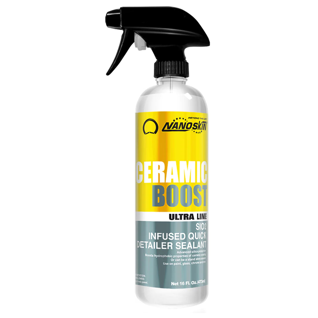 NANO SKIN CERAMIC BOOST SIO2 INFUSED QUICK DETAILER SEALANT 16OZ – MJ ...