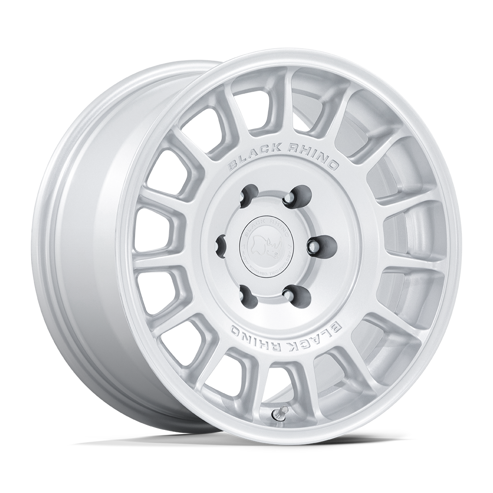 BLACK RHINO VOLL 17X8.5 6X5.5 +0 HYPER SILVER SET OF 4