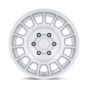 BLACK RHINO VOLL 17X8.5 6X5.5 +0 HYPER SILVER SET OF 4