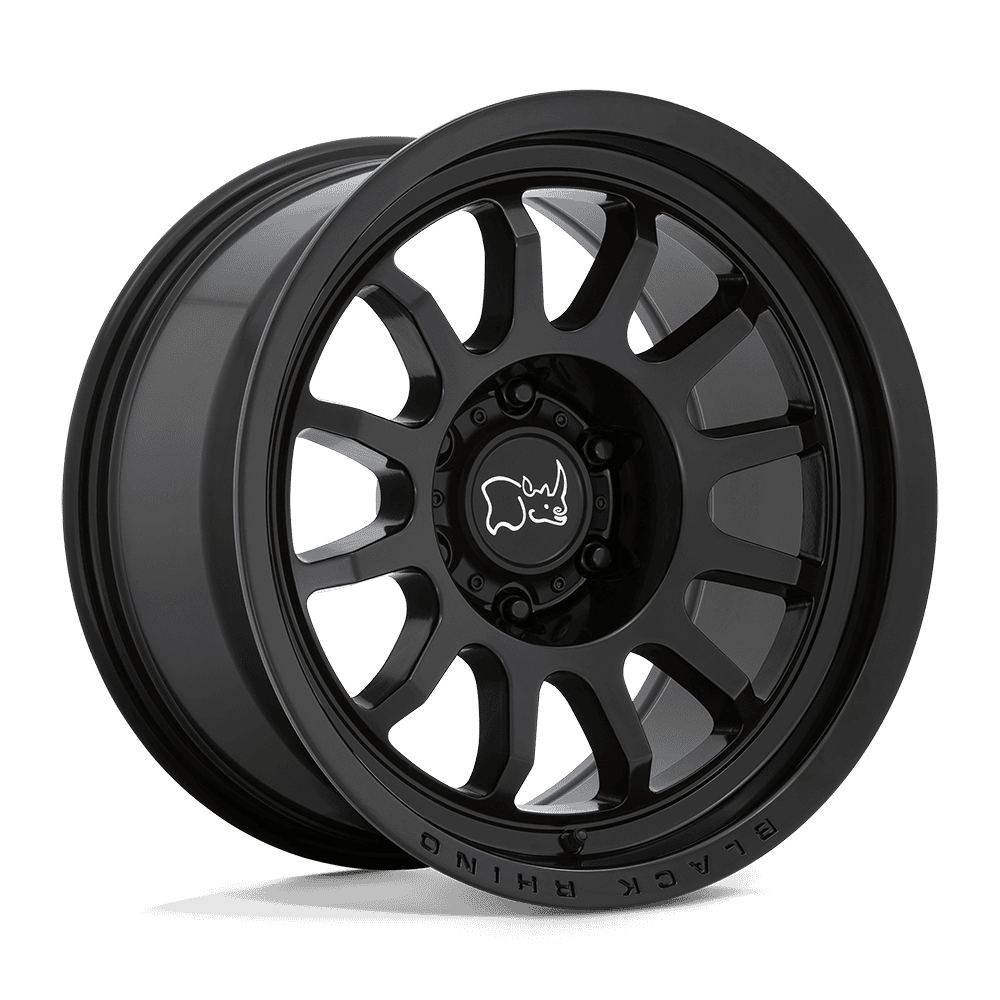 BLACK RHINO RAPID MATTE BLACK 17x9 6x5.5 +12MM