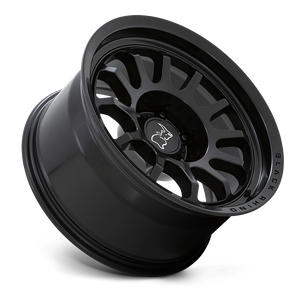 BLACK RHINO RAPID MATTE BLACK 17x9 6x5.5 +12MM