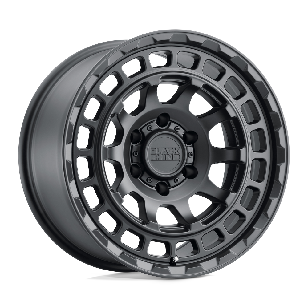 Black Rhino Chamber 17x8.5 Matte Black 0 Offset