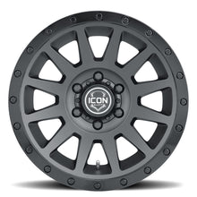 Load image into Gallery viewer, ICON ALLOYS COMPRESSION, DOUBLE BLACK, 17 X 8.5 / 6x139.7
