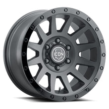 Load image into Gallery viewer, ICON ALLOYS COMPRESSION, DOUBLE BLACK, 17 X 8.5 / 6x139.7
