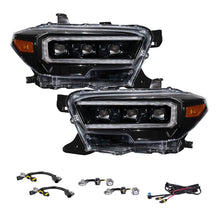 Load image into Gallery viewer, FORM LIGHTING 2016-2023 Toyota Tacoma LED Projector Headlights with Selectable DRL (pair) BLACK
