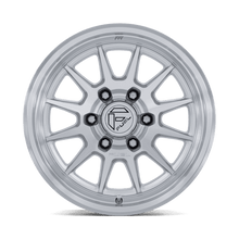 Load image into Gallery viewer, FUEL FC902SD17856825 SPUR GLOSS SILVER W/ MACHINED FACE	17X8.5 6X139.7 5.73 +25MM OFFSET
