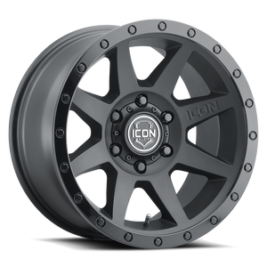 ICON REBOUND / DOUBLE BLACK 17x8.50 +25MM