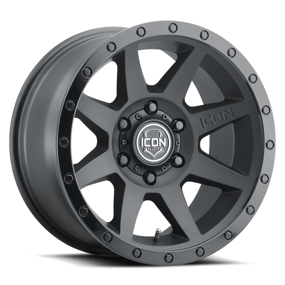 ICON REBOUND / DOUBLE BLACK 17x8.50 +25MM