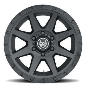 ICON REBOUND / DOUBLE BLACK 17x8.50 +25MM