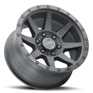 ICON REBOUND / DOUBLE BLACK 17x8.50 +25MM