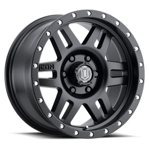 ICON SIX SPEED / SATIN BLACK 17X8.5 6X5.5 0MM