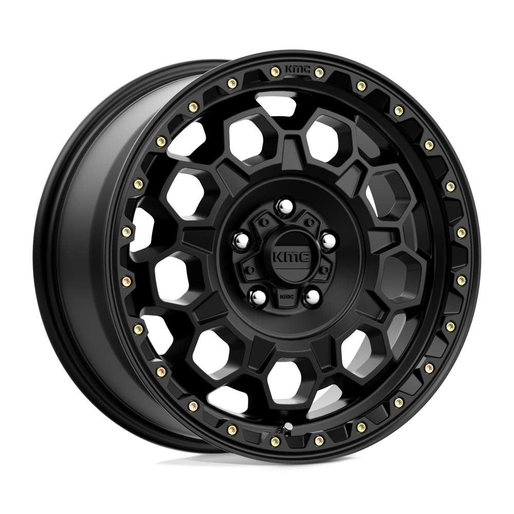 KMC 545 TREK 17X8 6X5.5 S-BLK SATIN BLACK 20MM