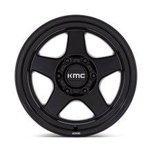 Load image into Gallery viewer, KMC KM728 LOBO MATTE BLACK 17X8.5 6X139.7	4.36 -10mm
