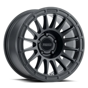 METHOD MR314 MATTE BLACK 17X8.5, 0MM OFFSET CENTERBORE