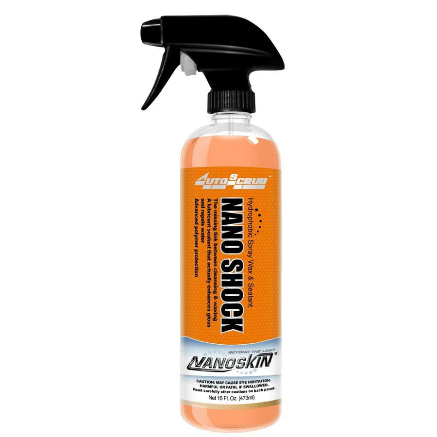 NANO SKIN NANO SHOCK HYDROPHOBIC SPRAY WAX & SEALANT 16OZ – MJ