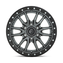 Load image into Gallery viewer, FUEL D680 REBEL MATTE GUNMETAL BLACK BEAD RING 18X9 6X139.7V5.79	20mm
