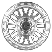 Load image into Gallery viewer, SSW OFFROAD GRIFFON / MACHINED SILVER / 17X9.0 -25 SET OF 4 - PREORDER
