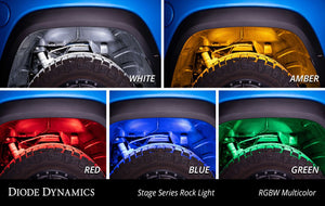 DIODE DYNAMICS Stage Series RGBW LED Rock Light (8-pack)
