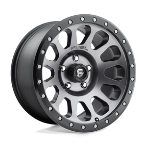 FUEL VECTOR  17X8.5 +0 6X5.5 MATTE GUN METAL BLACK BEAD RING