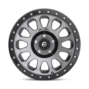 FUEL VECTOR  17X8.5 +0 6X5.5 MATTE GUN METAL BLACK BEAD RING